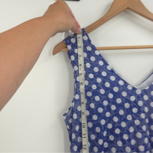 Carine Darcy Dress Summer Garden Floral Burnout Dress A-Line Burnout Polkadot - Picture 12 of 16